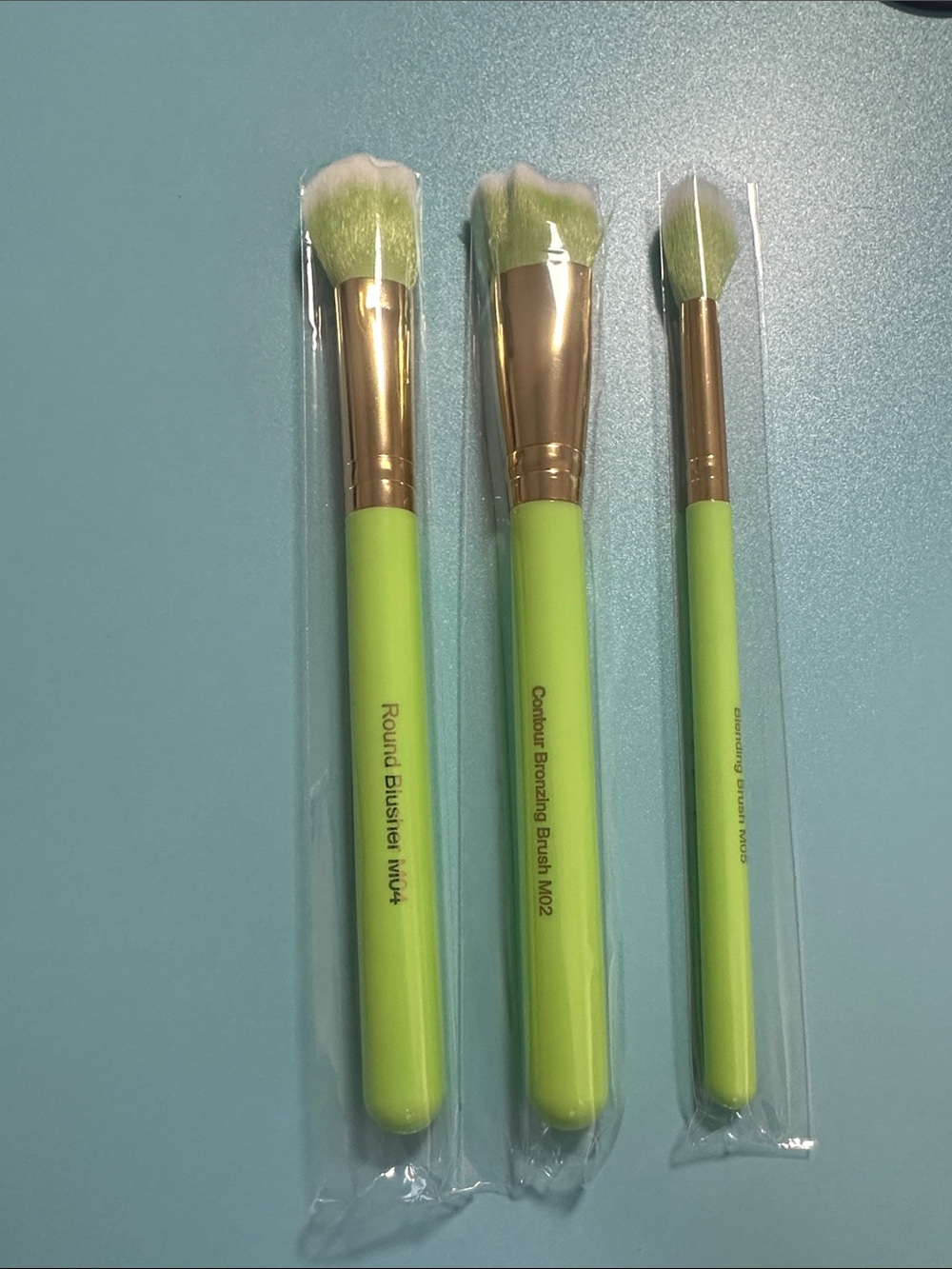 Slmissglam Green Trio Brush Set